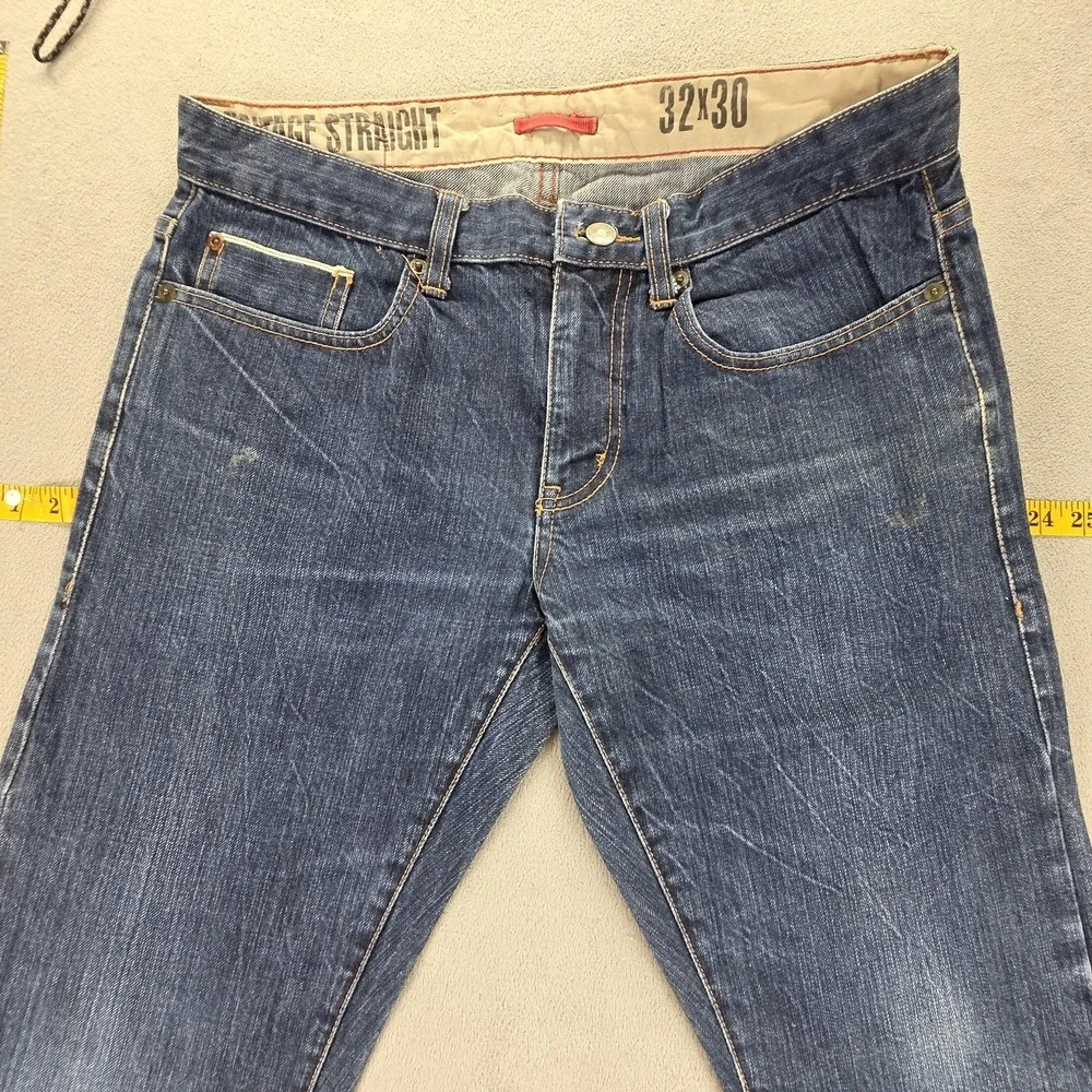 Converse Jeans Mens Blue Selvedge One Star Straight Fits 32x32